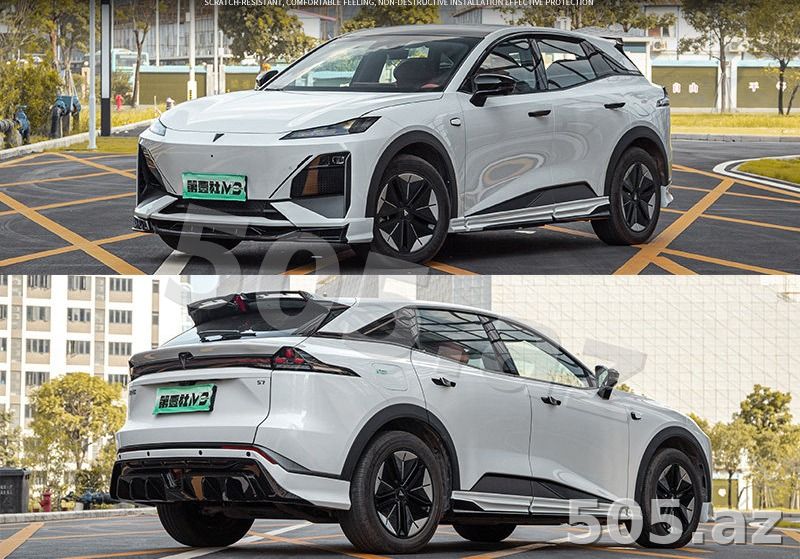Changan Deepal S7 / S07 Sport Body Kit (Qabaq lip, Arxa diffuzer, Yan liplər, Spoyler)