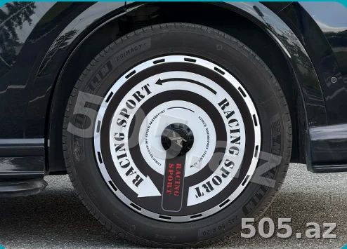 Disk Qapağı (Təkər Kalpağı) — Aerodinamik Disk Örtüyü, Ağ / Qara