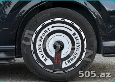 Disk Qapağı (Təkər Kalpağı) — Aerodinamik Disk Örtüyü, Ağ / Qara