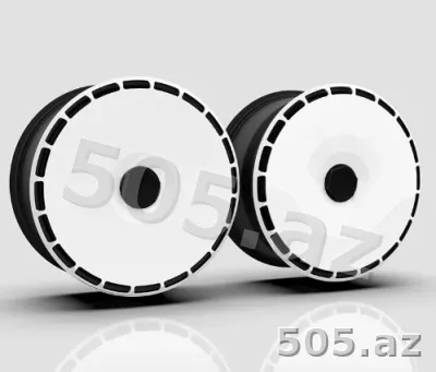Disk Qapağı (Təkər Kalpağı) — Aerodinamik Disk Örtüyü, Ağ / Qara - 8