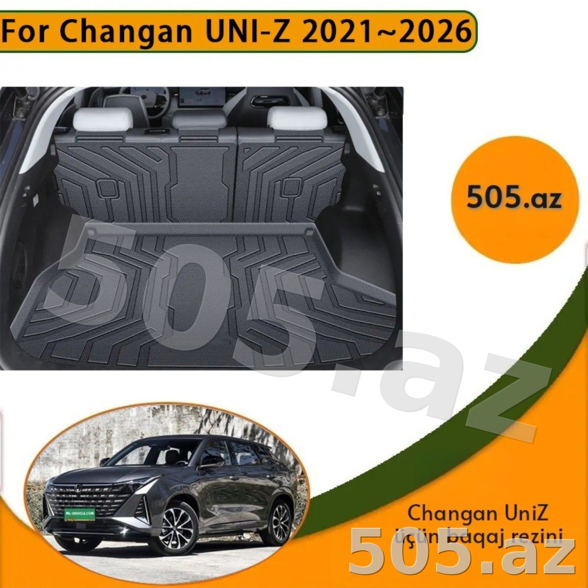 Changan UniZ üçün baqajın rezin örtüyü